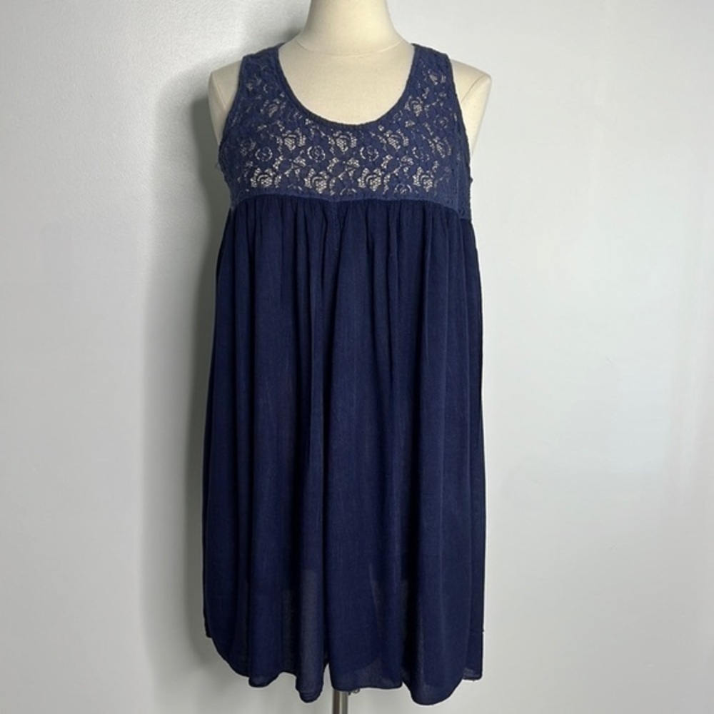 Beach by Exist navy blue beach cover dress, size Medium